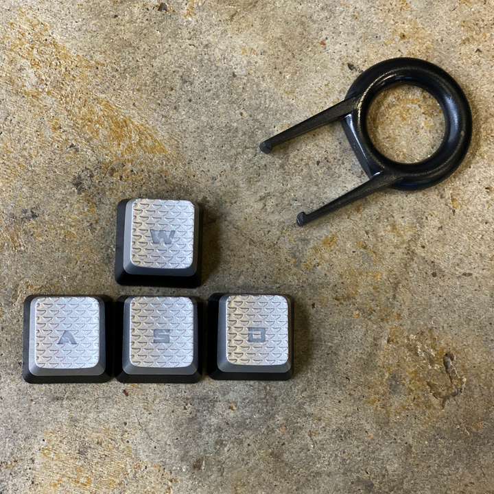 Das Keyboard WASD Keycap Set for Gamma Zulu Switches with Keycap Puller
