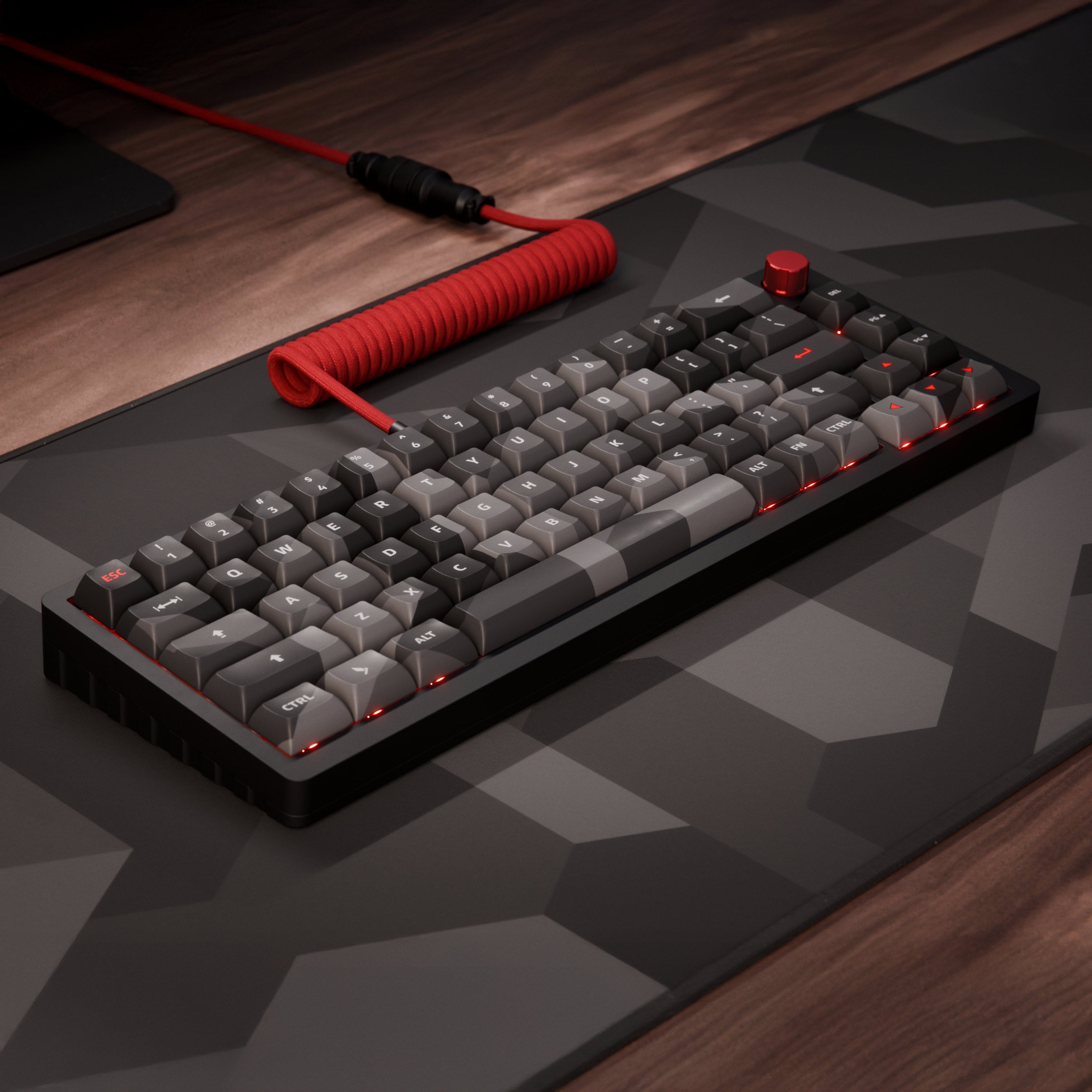 キーボード Drewdrop 65 DP65 Black Samurai Steed PYROIS 65 Black Prebuilt