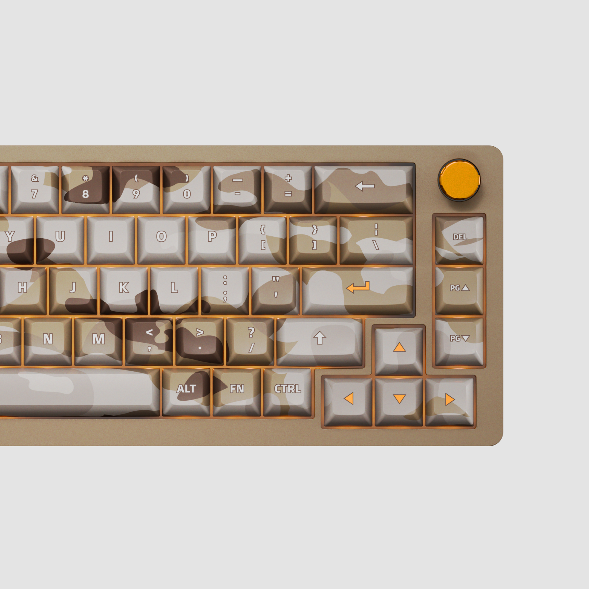 DeltaForce 65: Full Metal Camo Mechanical Keyboard