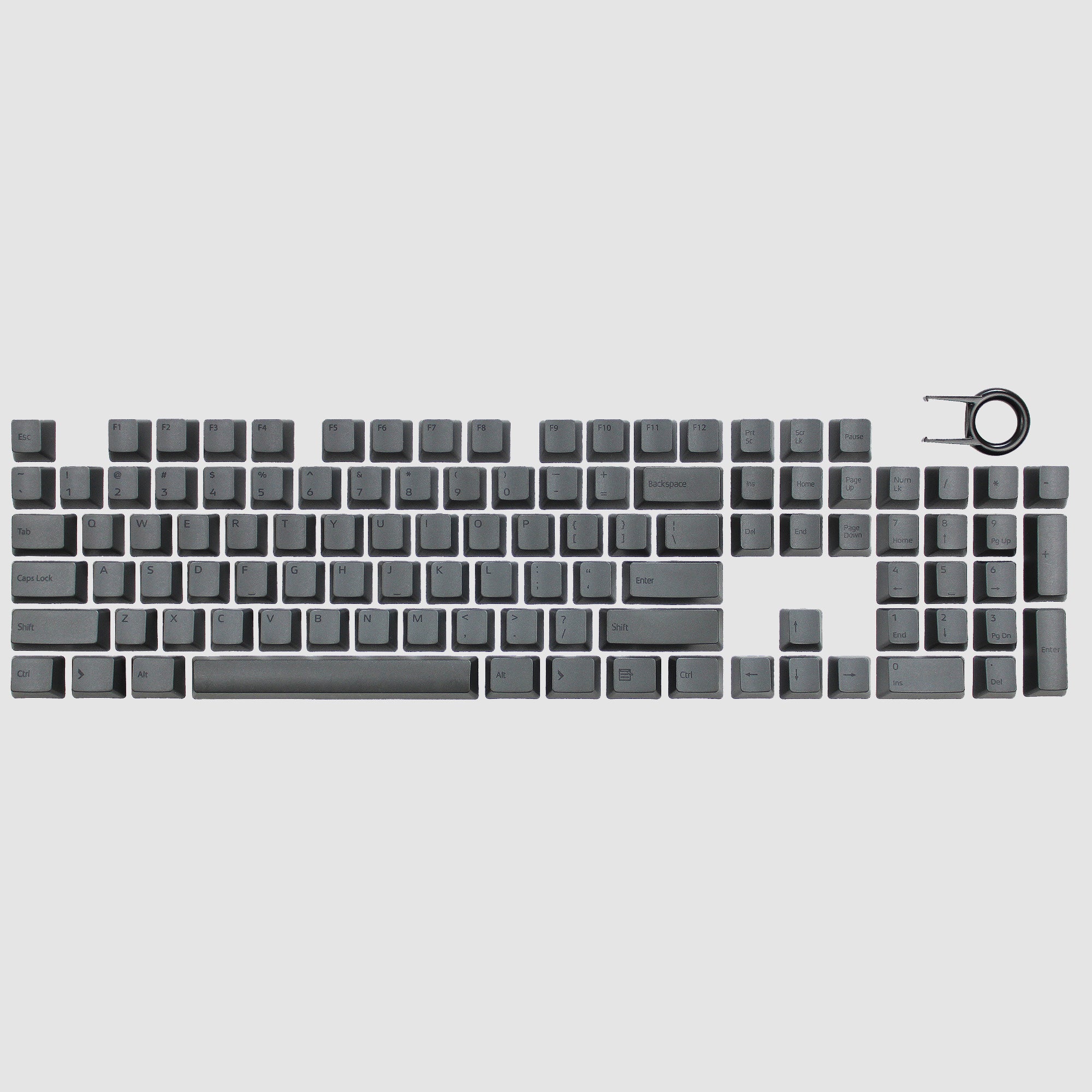 Das Keyboard Gray PBT 104 Key Keycap Set Das Keyboard